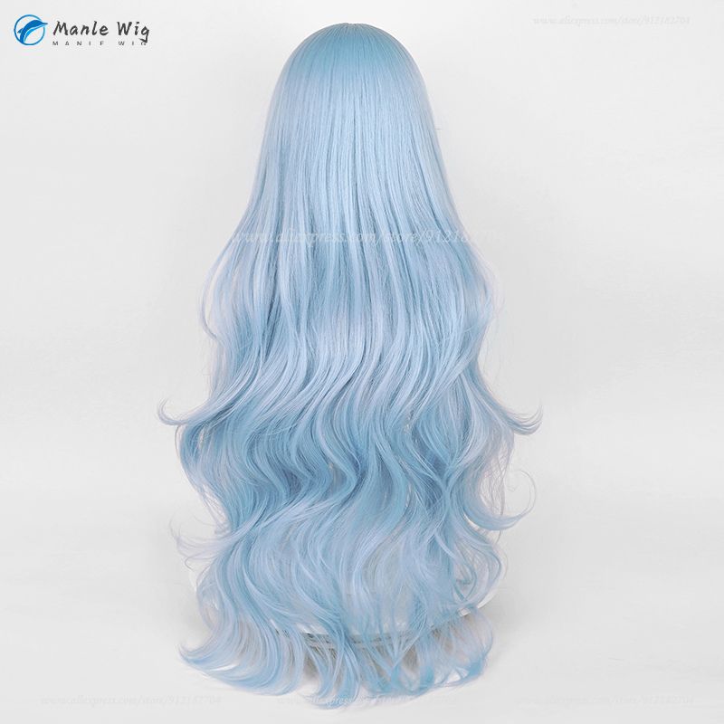 Ayanami Rei 100cm Blue Cosplay Wig - Heat Resistant Hair for Events
