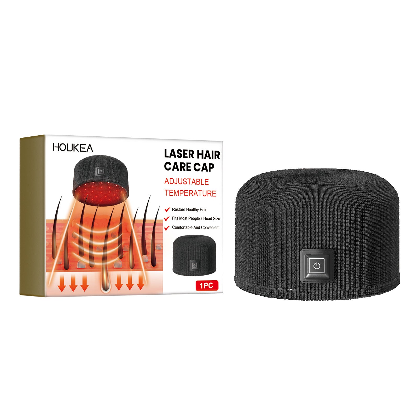 Hair Repair Heating Cap for Frizzy, Damaged Hair, and Hair Loss