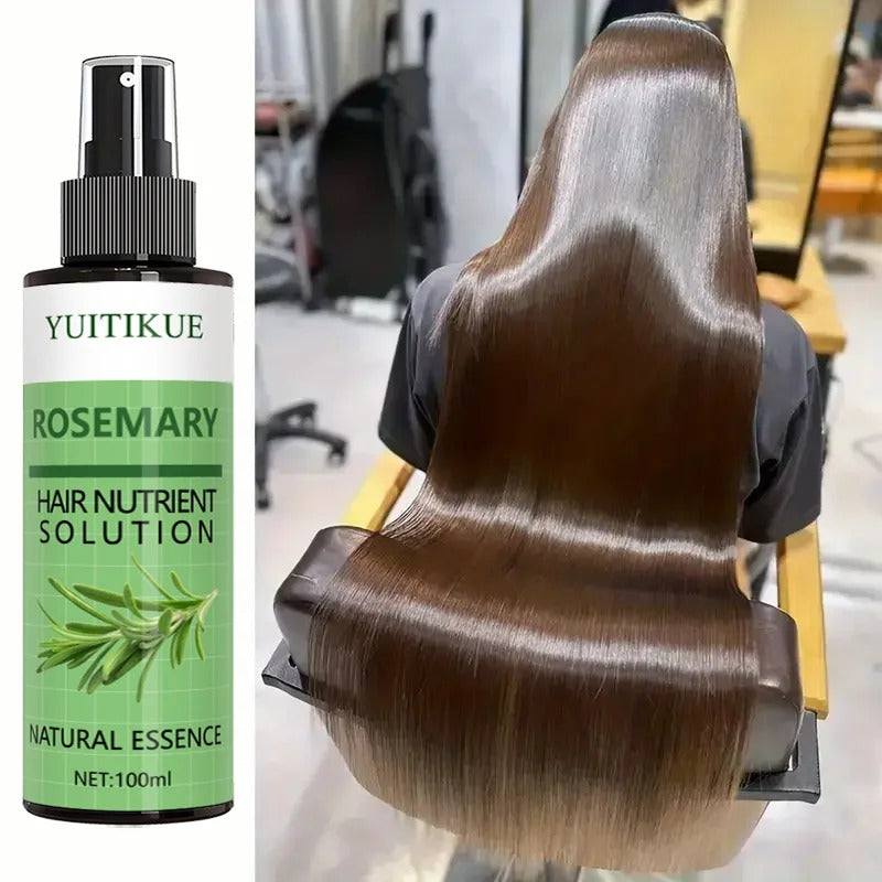 YUITIKUE Rosemary Hair Serum 100ml Scalp Care Ginger Vitamin E Conditioning Spray