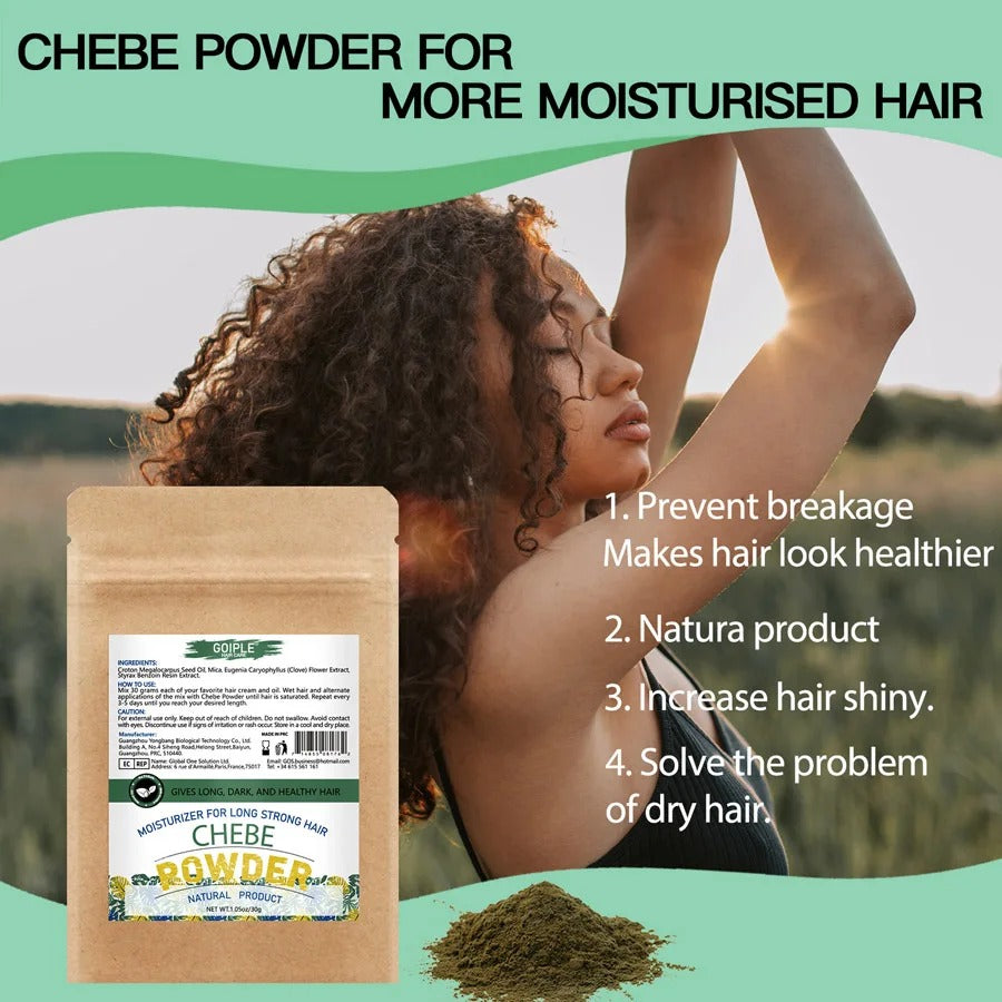 Chebe Powder Hair Treatment Moisturizing Strengthening Breakage Care