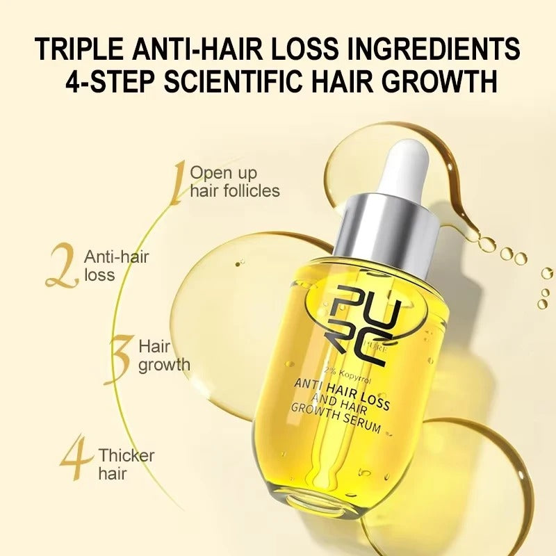 Ginger Hair Growth Serum For Thicker Fuller Stronger Hair Regrowth