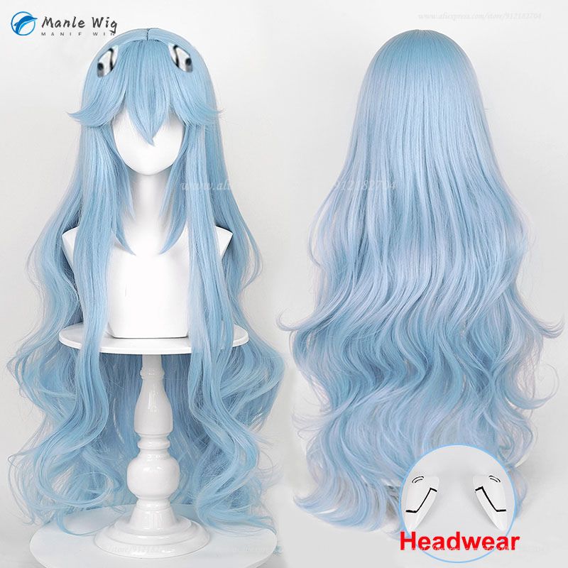 Ayanami Rei 100cm Blue Cosplay Wig - Heat Resistant Hair for Events