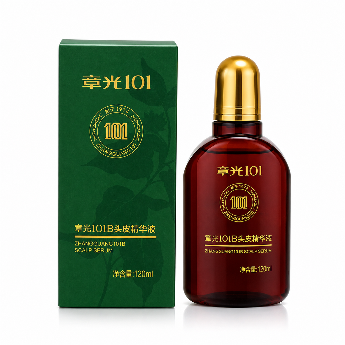 Zhangguang 101B Herbal Hair Tonic for Thinning Hair and Scalp Care, 120ml