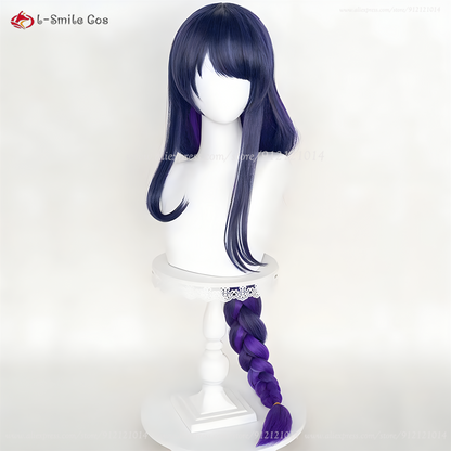 Purple Beelzebul Cosplay Wig for Party - Heat Resistant Synthetic Hair