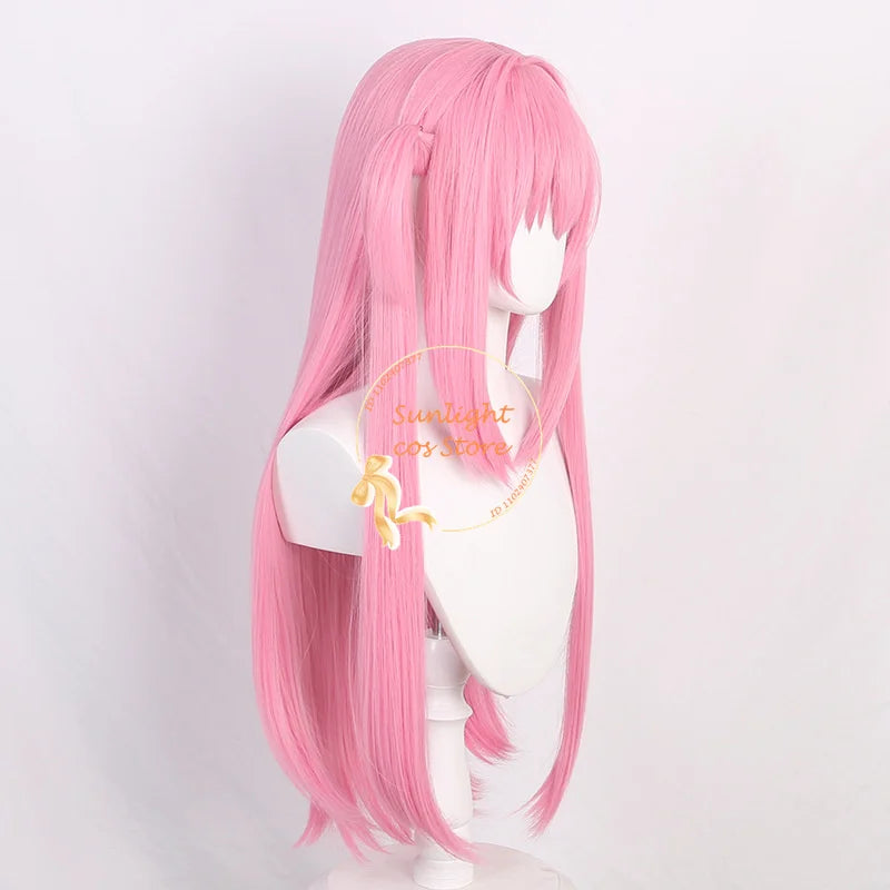 80cm Pink Gotou Hitori Cosplay Wig - Heat Resistant Synthetic Hair