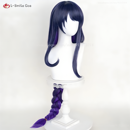 Purple Beelzebul Cosplay Wig for Party - Heat Resistant Synthetic Hair