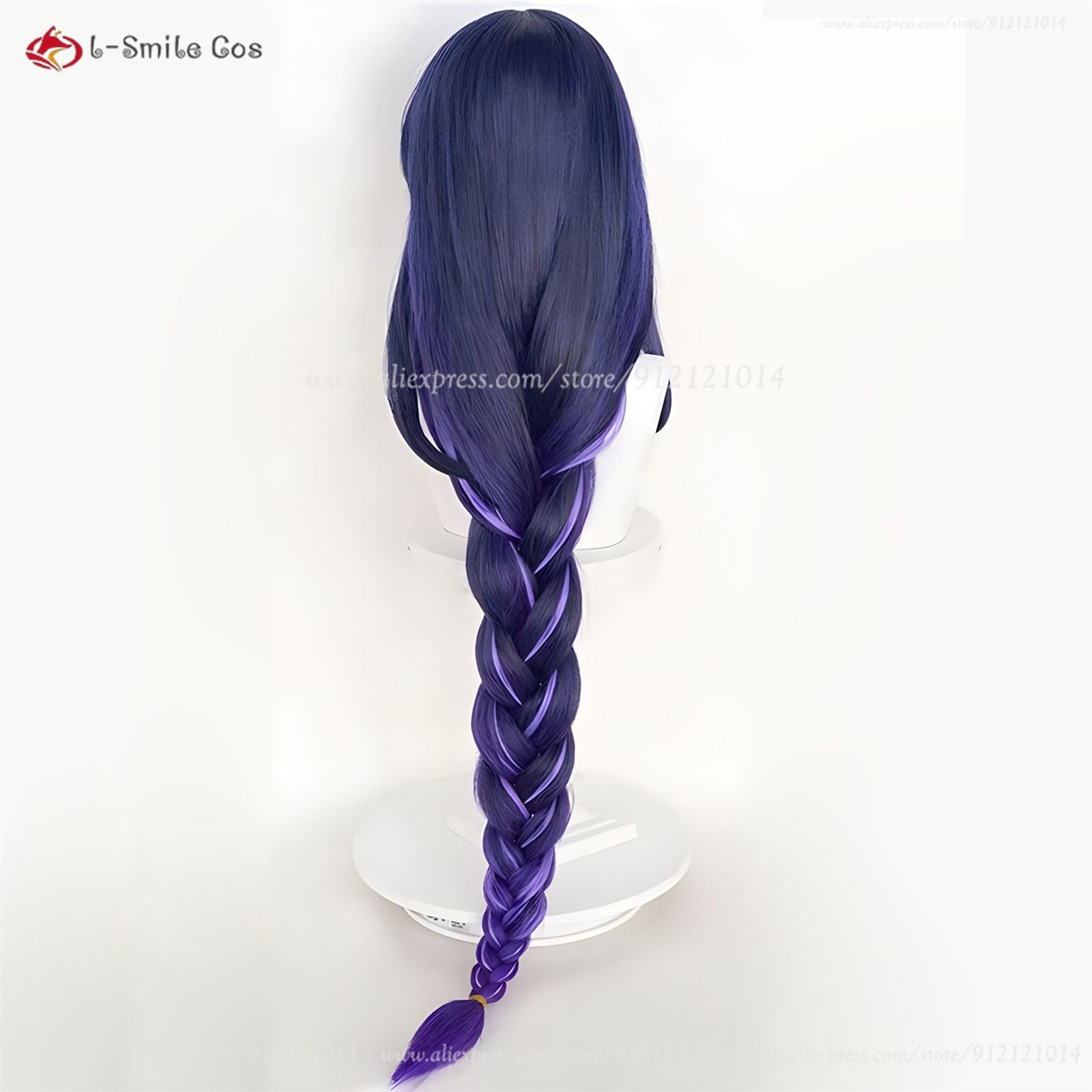 Purple Beelzebul Cosplay Wig for Party - Heat Resistant Synthetic Hair