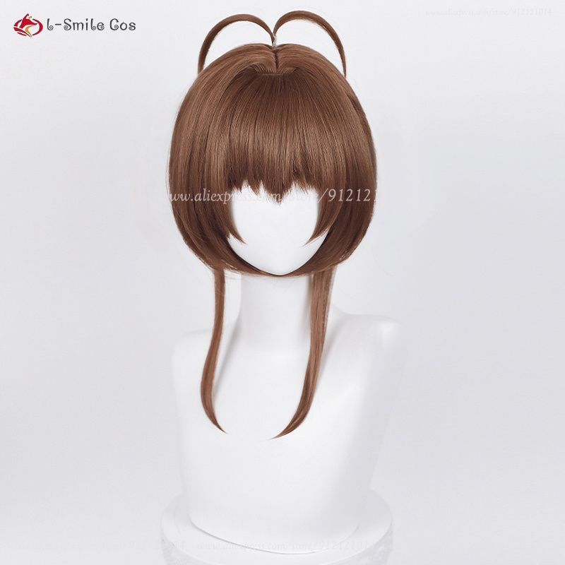 Sakura Kinomoto Cosplay Wig - Short Brown/Golden Heat Resistant Synthetic Hair