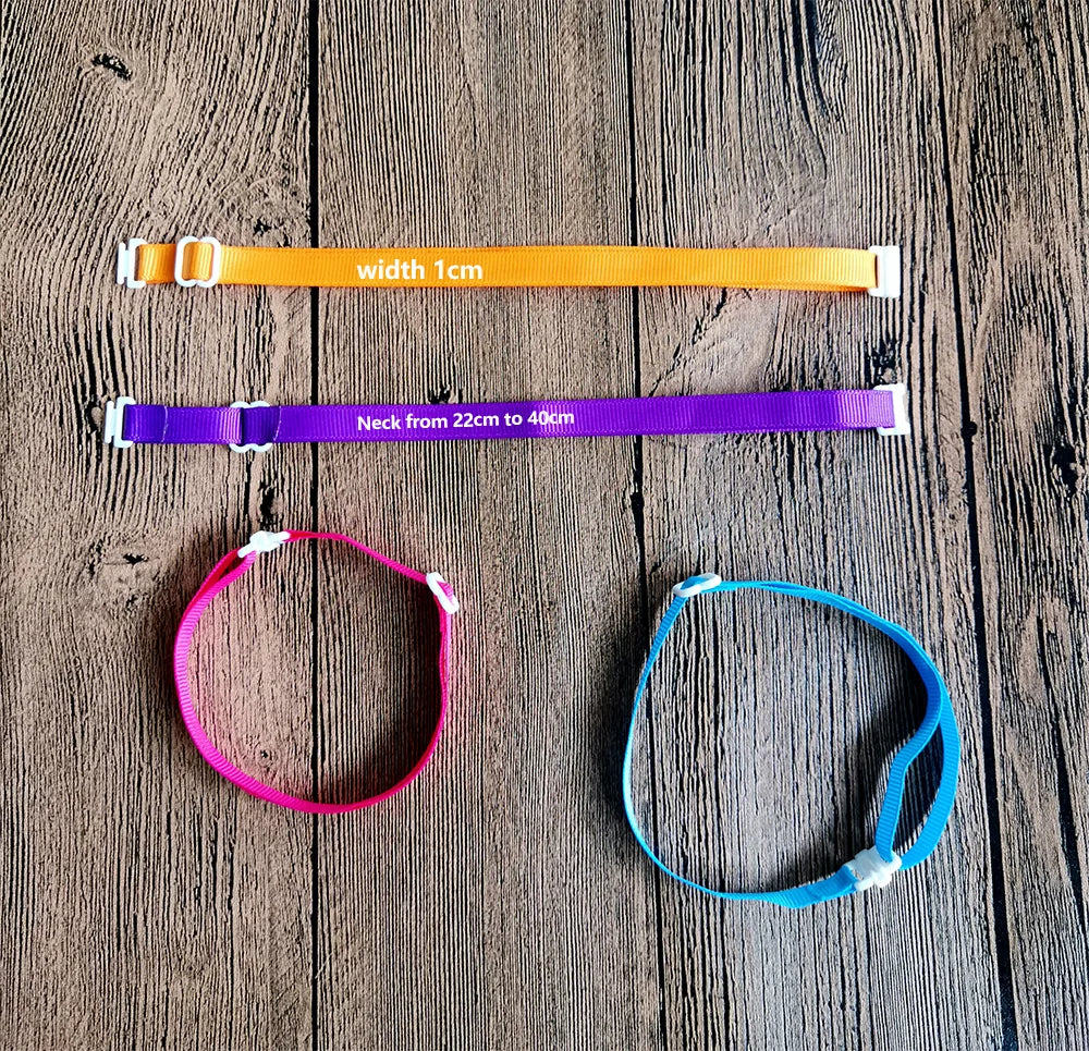 MRUQ PET Adjustable Neck Hair Accessories - Versatile 20-25 Colours