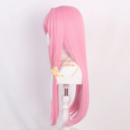 80cm Pink Gotou Hitori Cosplay Wig - Heat Resistant Synthetic Hair