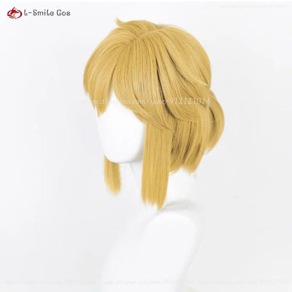 Anime Link Cosplay Wig - Brown Heat Resistant Hair for Costumes &amp; Parties