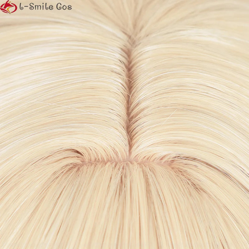 Kaveh Cosplay Wig 50cm Long Heat Resistant Synthetic Hair + Wig Cap
