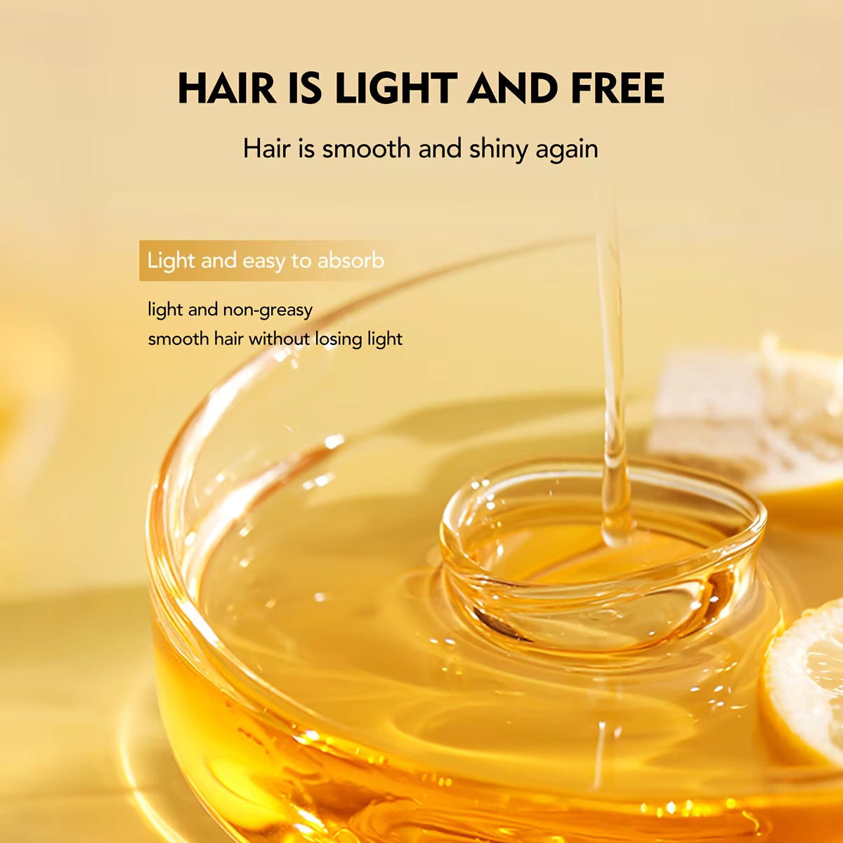 OUZHINI Perfumed Hair Smoothing Essential Oil Spray Scented Hair Mist Anti Frizz Smoothing Spray Glossy Shine Leave In Care 100ml