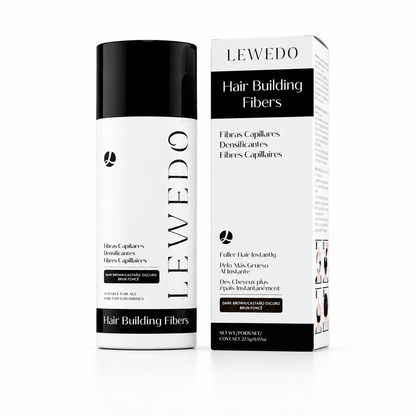 LEWEDO Natural Hair Building Fibers for Men Instant Volume Hair Concealer