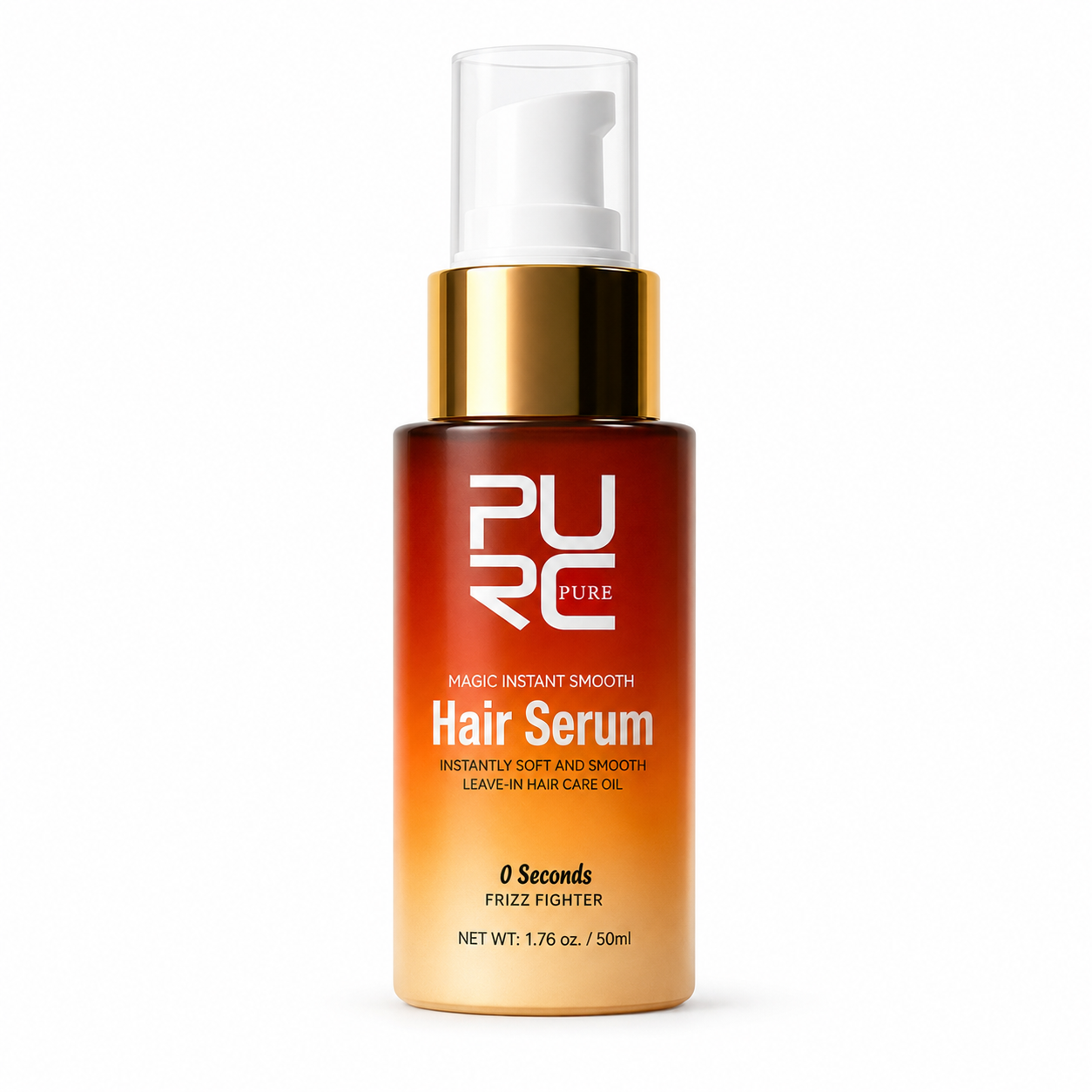 PURC Leave In Hair Serum Smooth Shine Frizz Control Repair Nourishing Oil