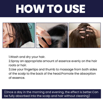 Ginger Hair Growth Spray For Thinning Hair Scalp Repair Root Volume Care