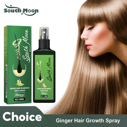 Ginger Hair Growth Spray For Thinning Hair Scalp Repair Root Volume Care