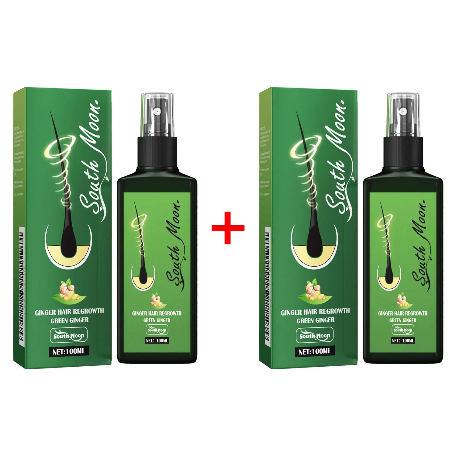 Ginger Hair Growth Spray For Thinning Hair Scalp Repair Root Volume Care