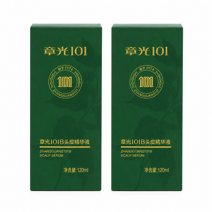 Zhangguang 101B Herbal Hair Tonic 2 Pack for Thinning and Scalp Care 2 x 120ml