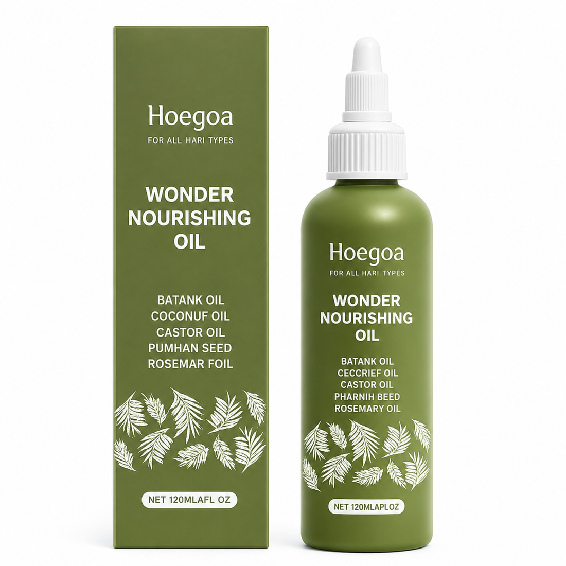 Hoegoa Wonder Nourishing Oil with Batana, Coconut, Castor, Rosemary Oil