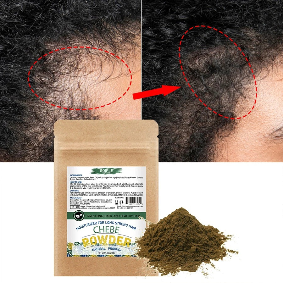 Chebe Powder Hair Treatment Moisturizing Strengthening Breakage Care