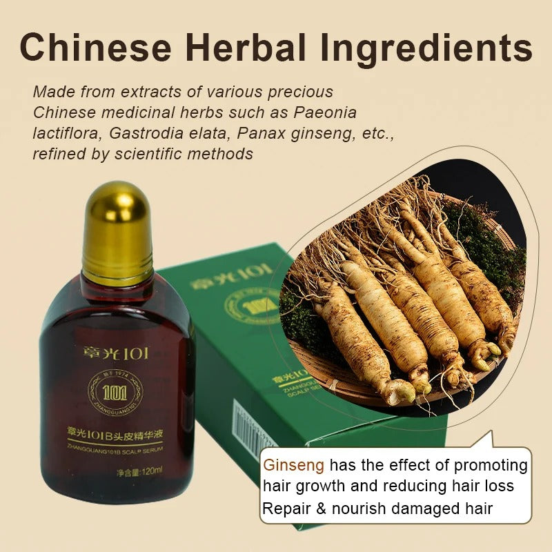 GENUINE Anti Hair Loss HAIR TONIC Genuine 101b Treatment ZHANGGUANG Grow