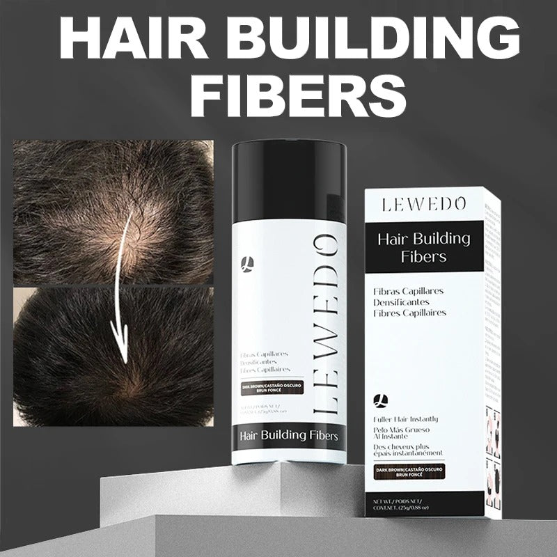 LEWEDO Natural Hair Building Fibers for Men Instant Volume Hair Concealer