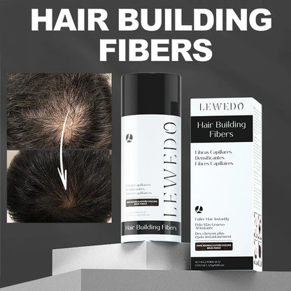 LEWEDO Natural Hair Building Fibers for Men Instant Volume Hair Concealer
