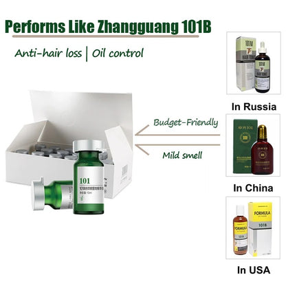 Hair Growth Serum Anti Hair Loss Scalp Thickening Tonic 16x10ml