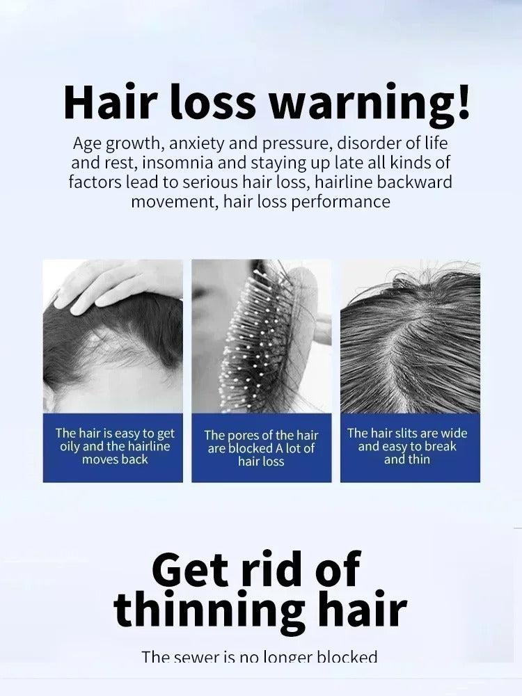 Hair Loss Treatment Growth Serum Scalp Nourishing Lightweight Non Greasy