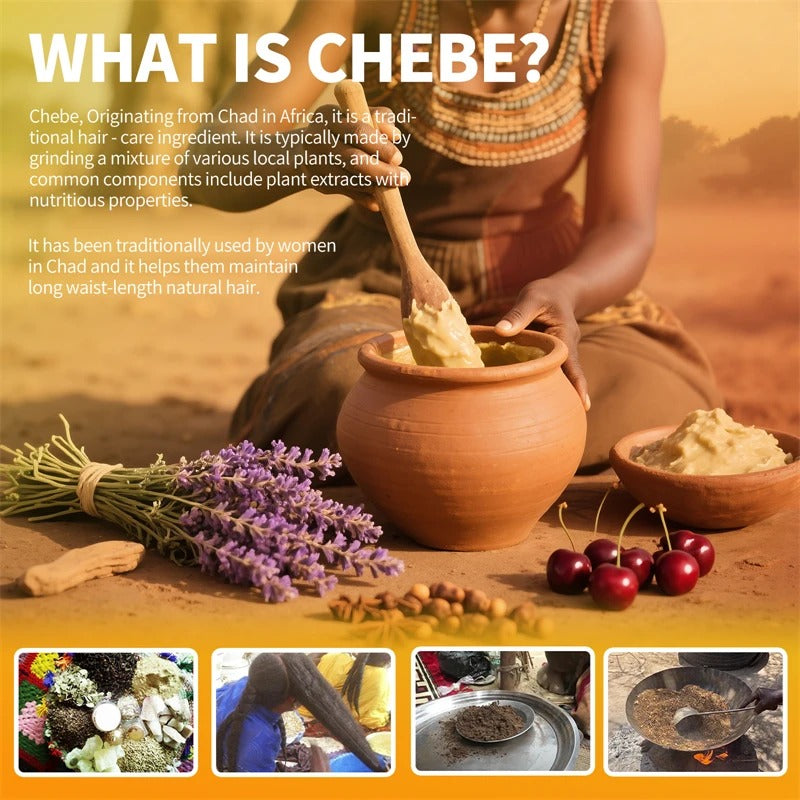 Sevich Chebe Hair Butter Mask Deep Repair Treatment Anti Breakage Nourishing Hair Oil