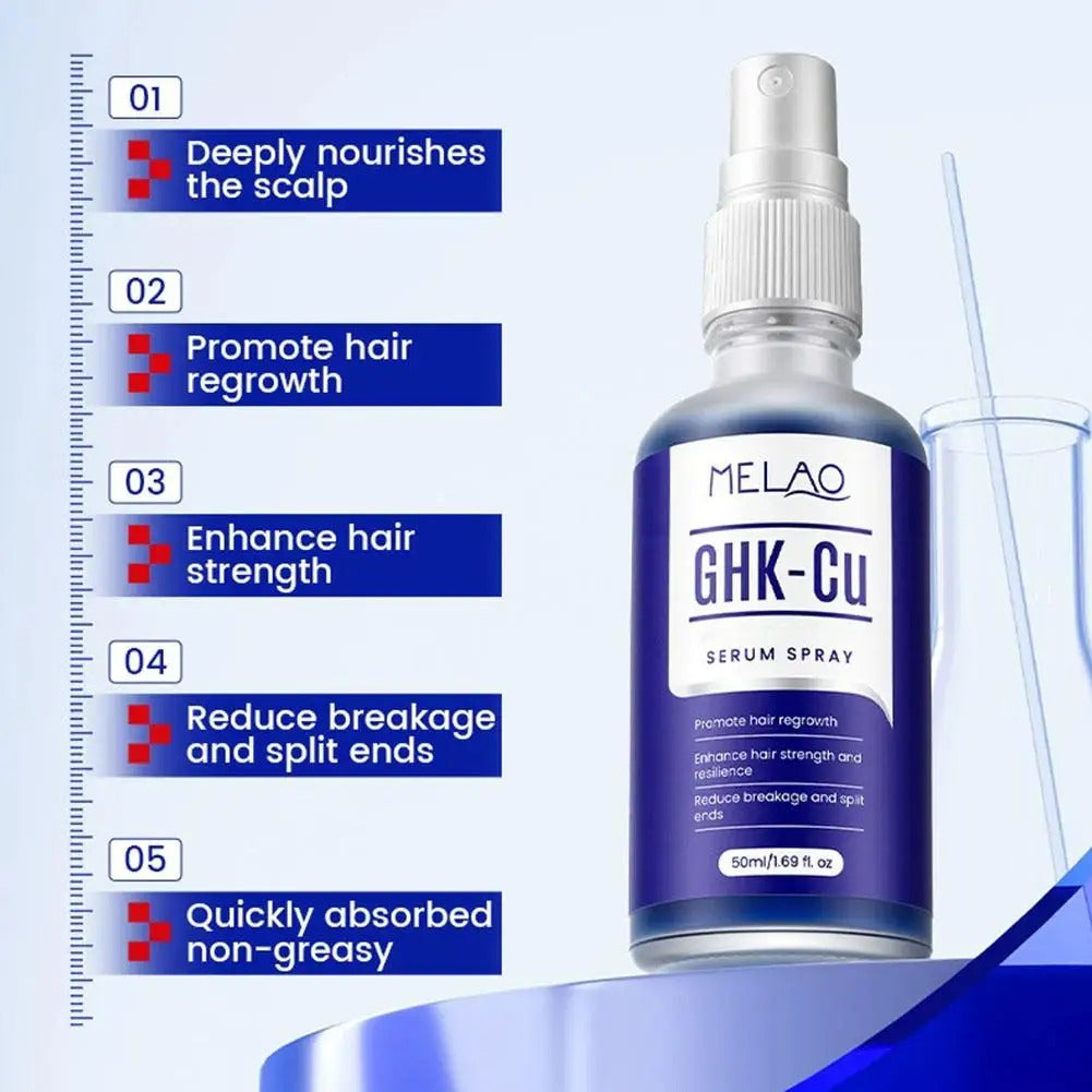 GHK-Cu Copper Peptide Hair Serum Thickening Scalp Care Fuller Hair Repair