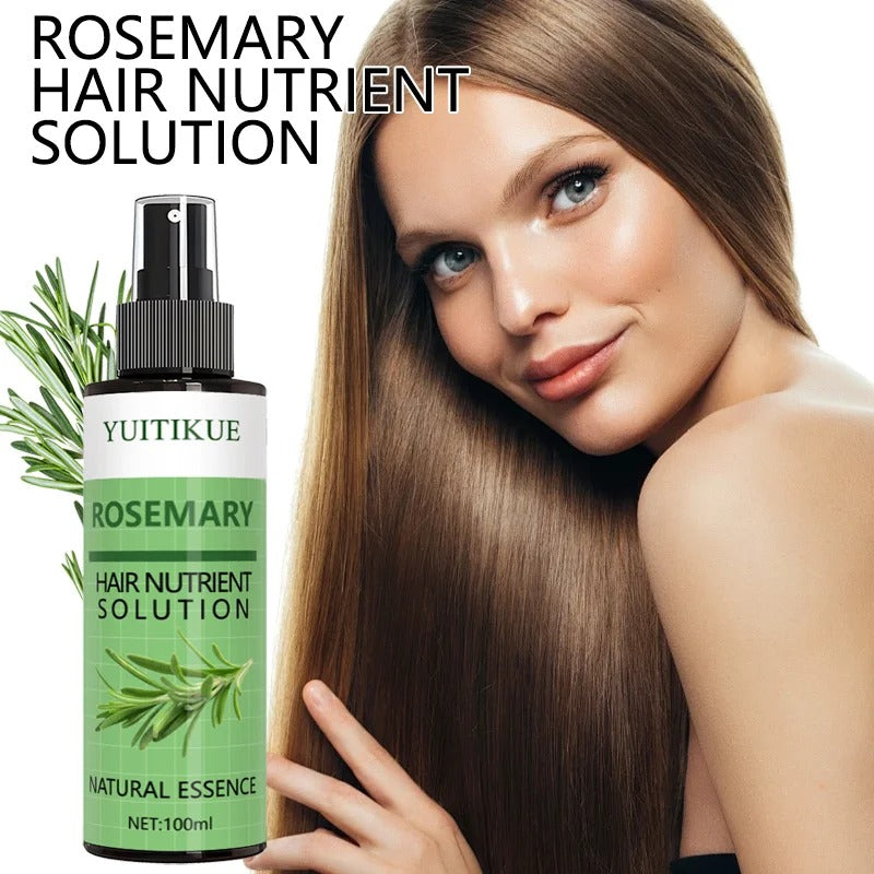YUITIKUE Rosemary Hair Serum 100ml Scalp Care Ginger Vitamin E Conditioning Spray