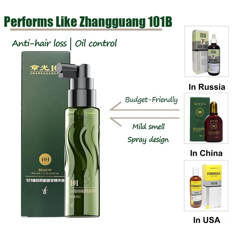 Zhangguang 101 Hair Shedding Proof Essence Anti-Hair Loss and Strengthening 80ml
