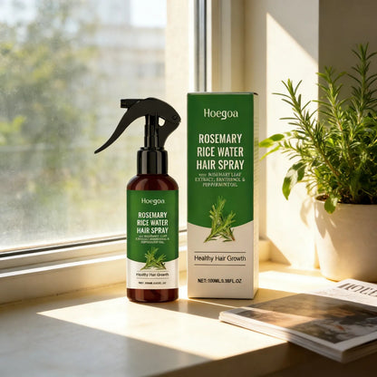 Rosemary Rice Water Hair Spray Peppermint Scalp Thickening Serum For Men