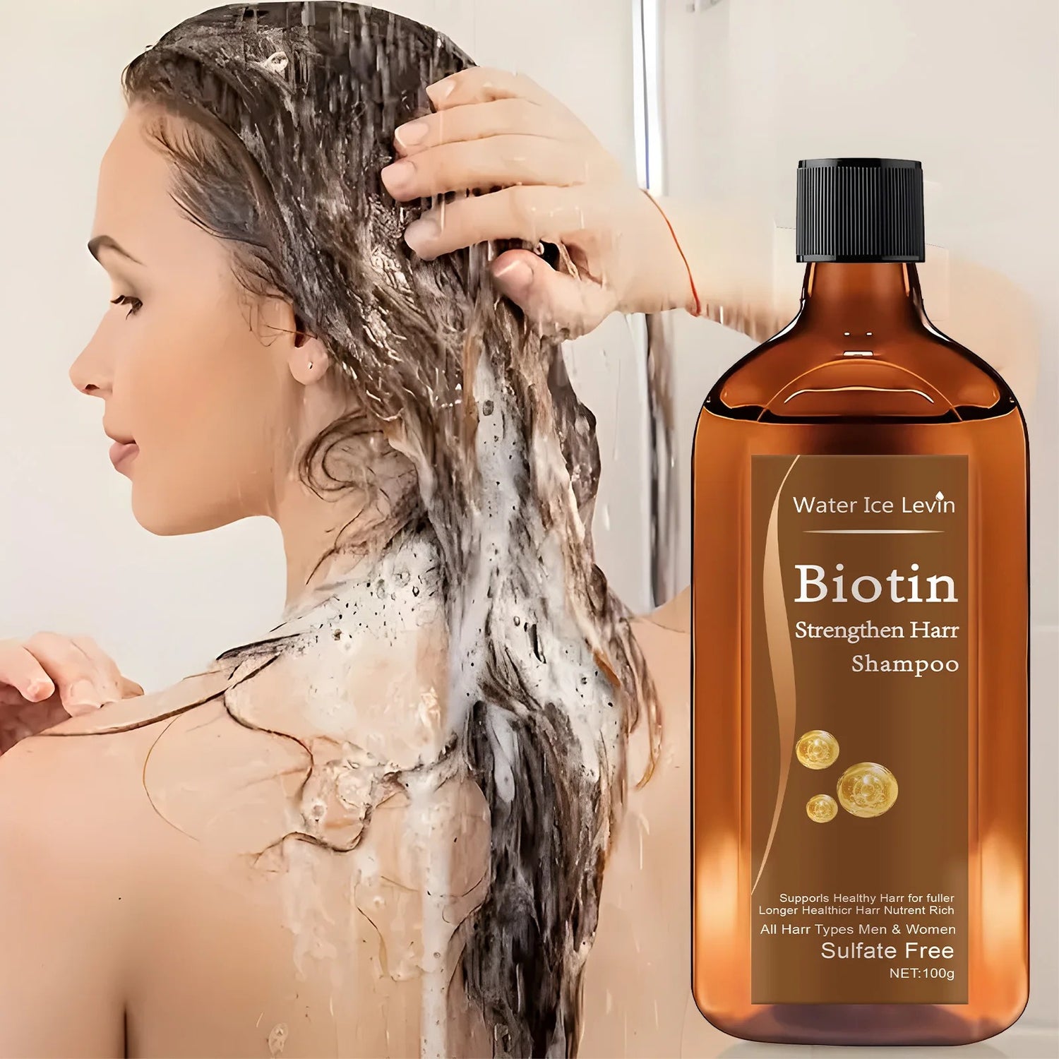 Biotin Caffeine Rosemary Hair Thickening Shampoo For Men And Women