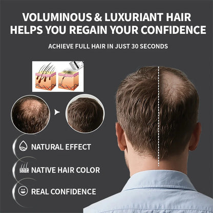 LEWEDO Natural Hair Building Fibers for Men Instant Volume Hair Concealer