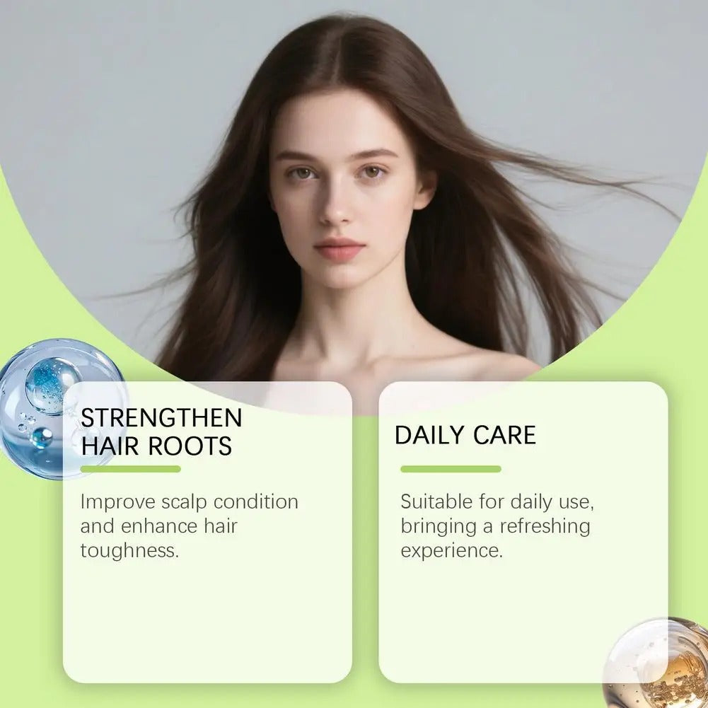 Microneedle Hair Roller Scalp Serum Set For Thinning Hair Fuller Looking Root Care