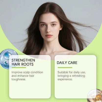 Microneedle Hair Roller Scalp Serum Set For Thinning Hair Fuller Looking Root Care