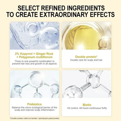 Ginger Hair Growth Serum For Thicker Fuller Stronger Hair Regrowth