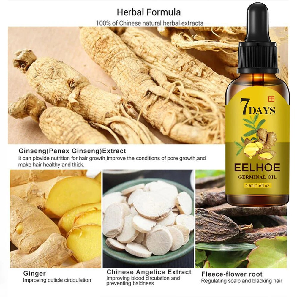 Biotin Rosemary Hair Growth Serum Thickening Regrowth Scalp Repair Oil