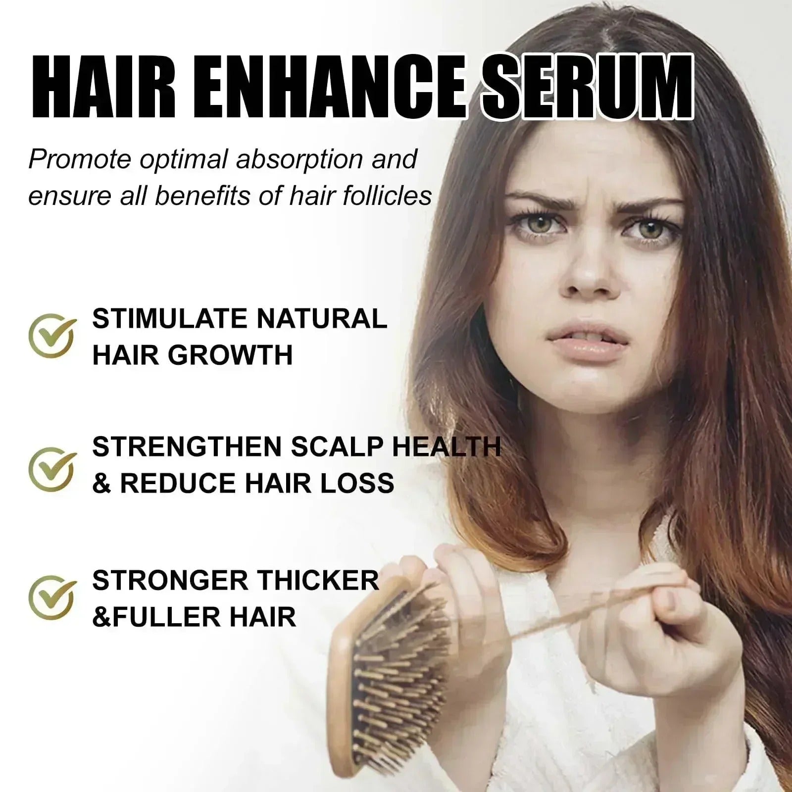 Hair Loss Treatment Growth Serum Scalp Nourishing Lightweight Non Greasy