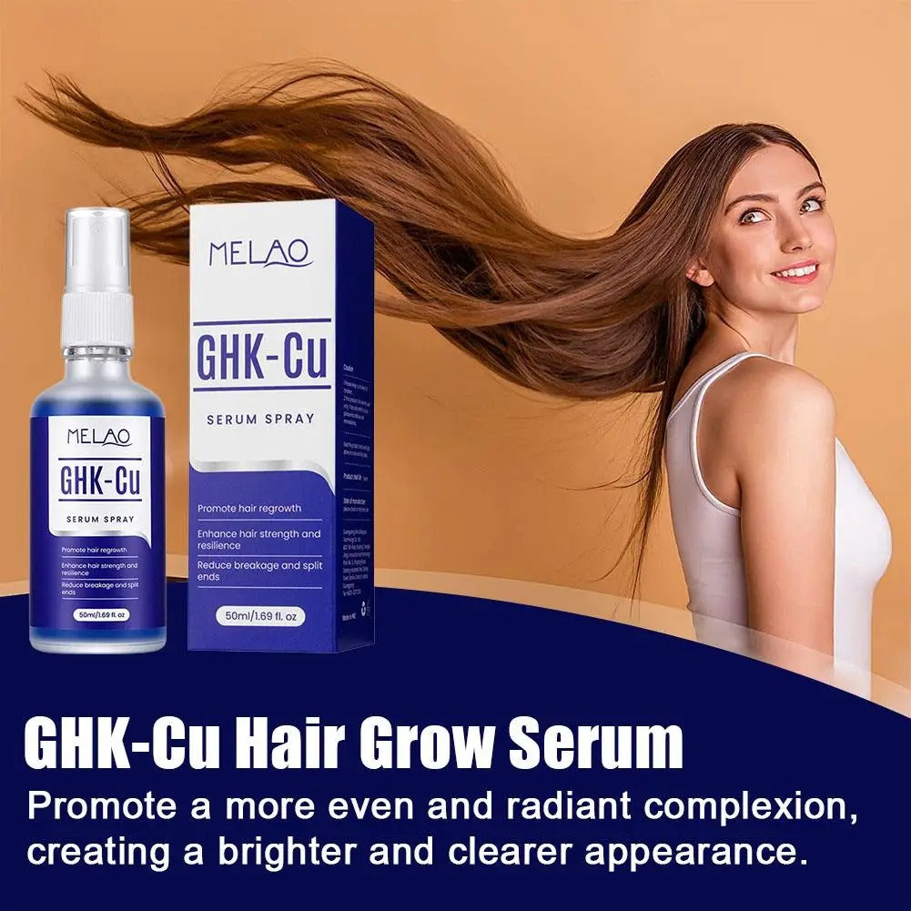 GHK-Cu Copper Peptide Hair Serum Thickening Scalp Care Fuller Hair Repair