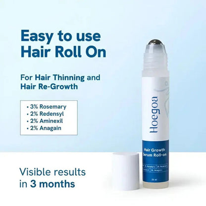 Roll On Rosemary Hair Serum Scalp Care Root Strengthening Fuller Hair