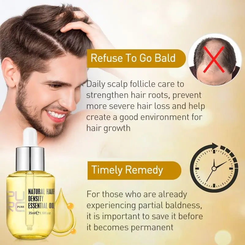 PURC Ginger Hair Oil For Thinning Hair Scalp Care Smoothing Repair Men Women