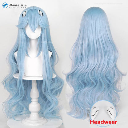 Ayanami Rei 100cm Blue Cosplay Wig - Heat Resistant Hair for Events