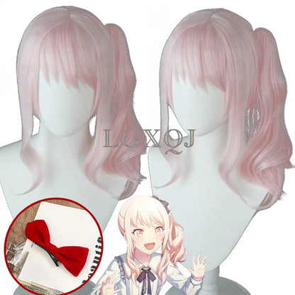 High Quality Akiyama Mizuki Cosplay Wig - Heat Resistant Pink Synthetic Hair