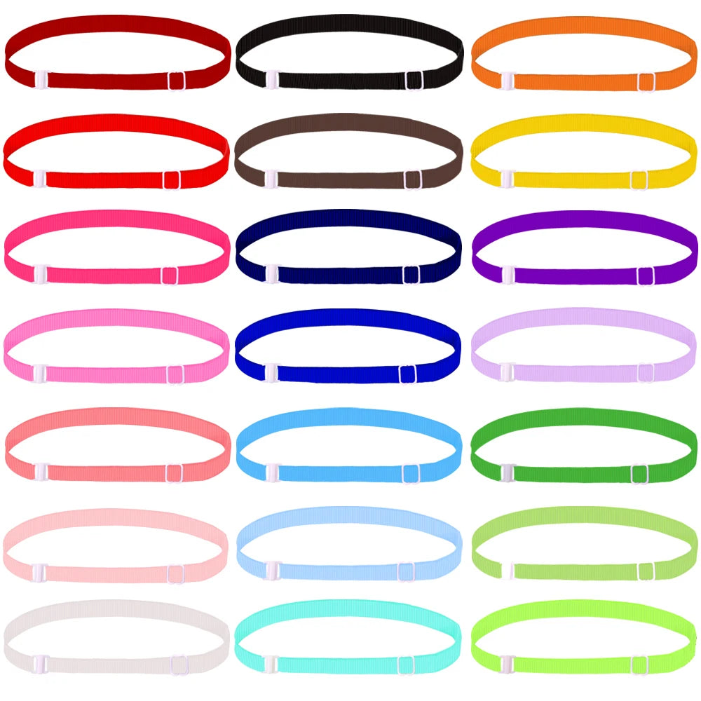 MRUQ PET Adjustable Neck Hair Accessories - Versatile 20-25 Colours
