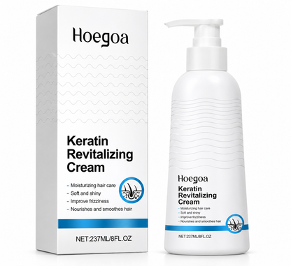 Hoegoa Keratin Anti Breakage Hair Repair Treatment for Damaged Brittle Hair 237ml