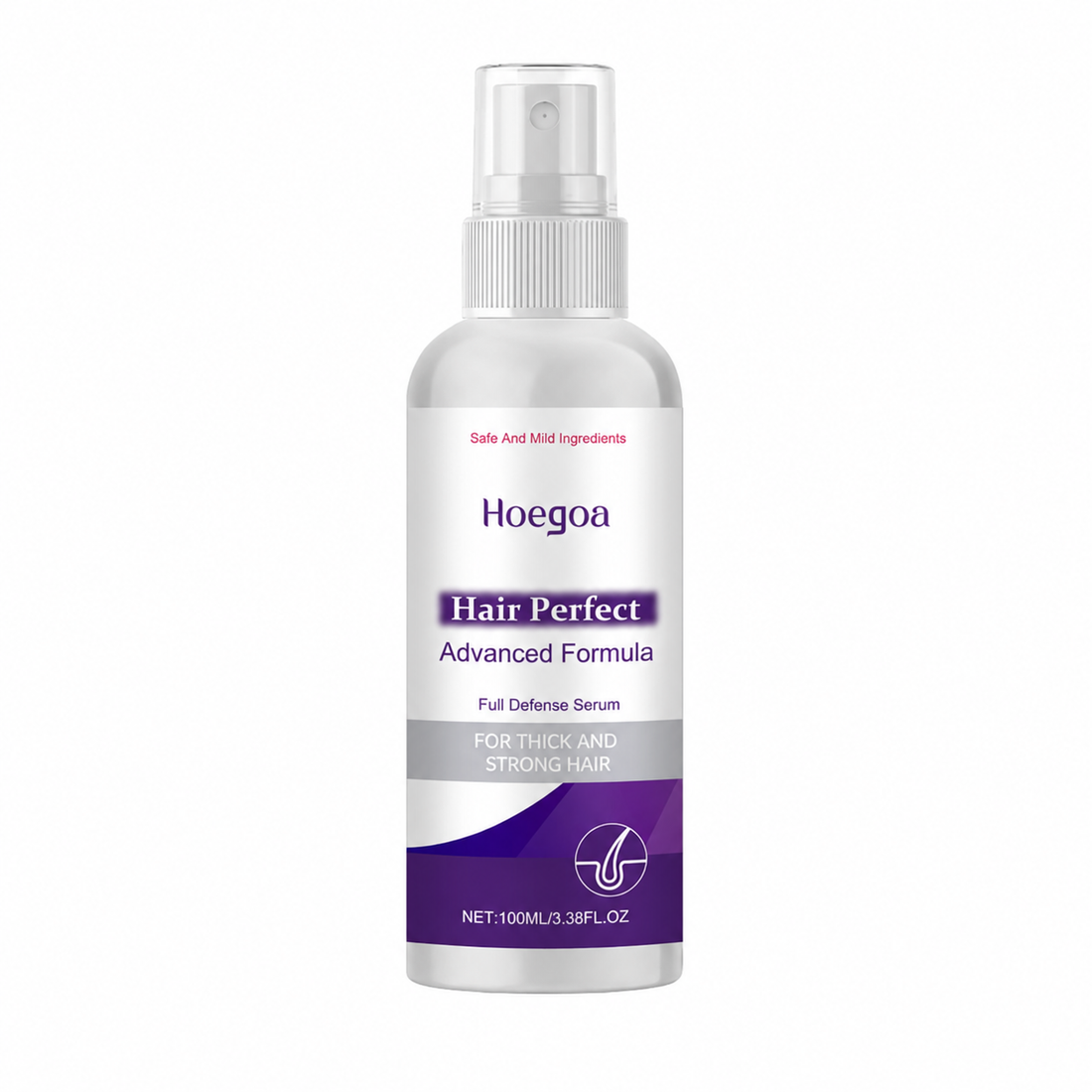 Hair Thickening Scalp Care Spray Fuller Looking Hair Volumizing Root Boost 100ml